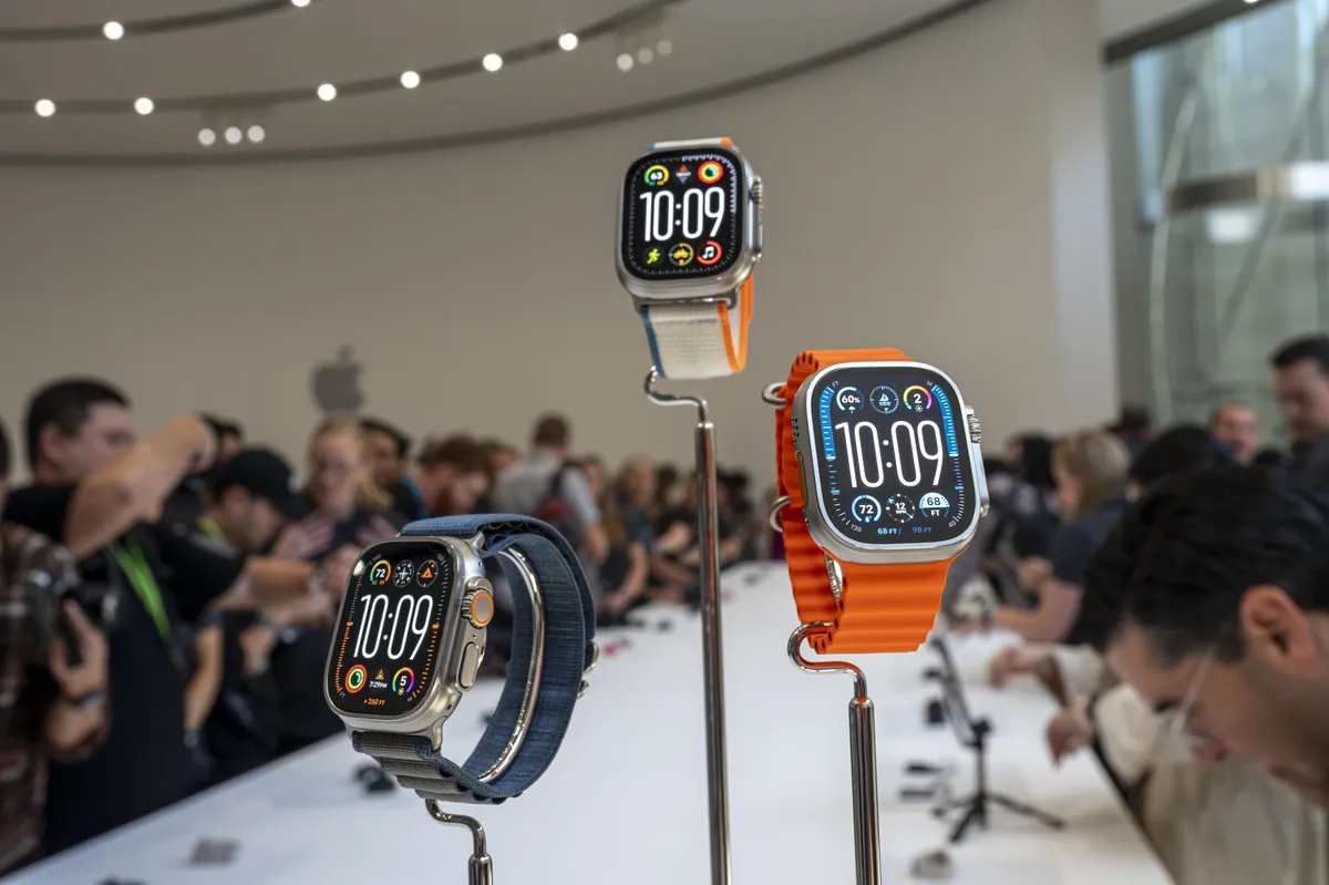 Apple Watch Ultra 2. Фотограф: Девід Пол Морріс / Bloomberg