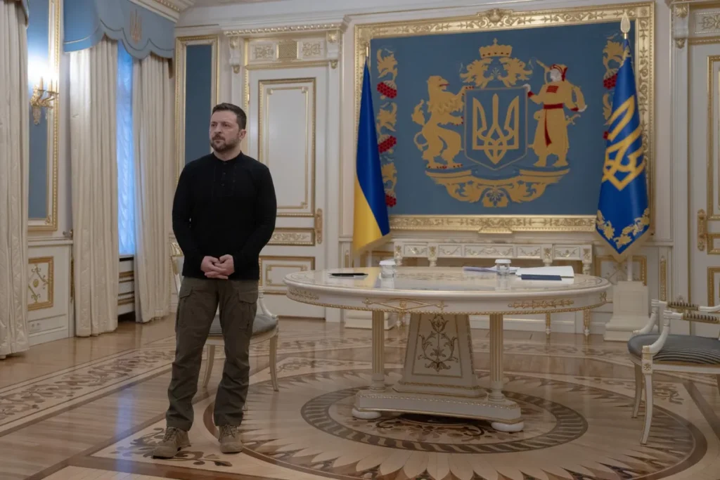 Володимир Зеленський - фотограф: Андрій Кравченко/Bloomberg